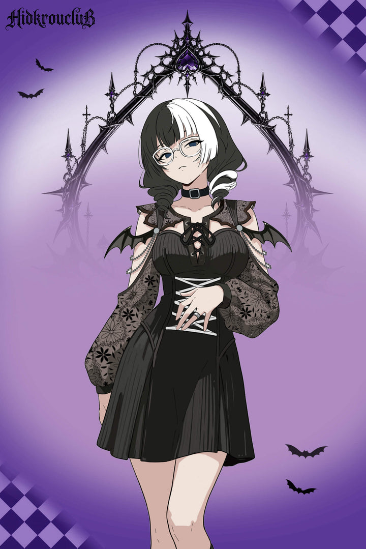 Gothic Devil Mini Dress Costume (3-Piece Set) HK004