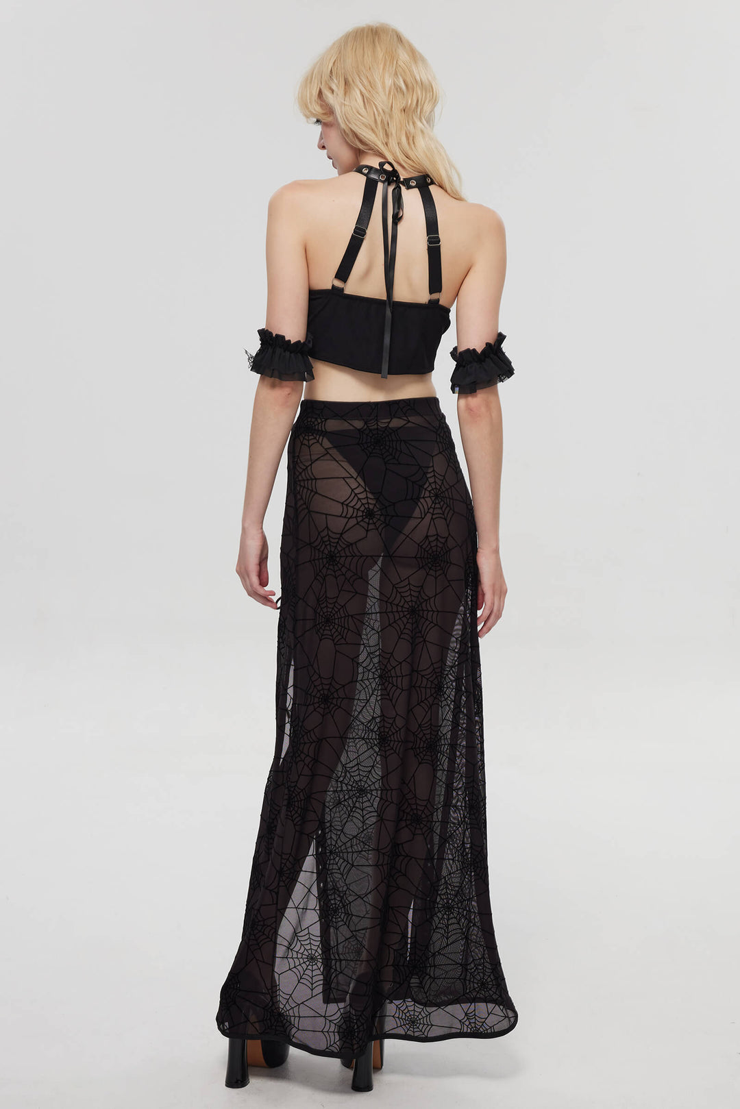 Gothic Nun Sleeveless 3-Piece Costume Set HK007
