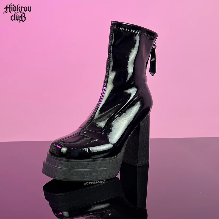 High Dark Heel Boots HS006