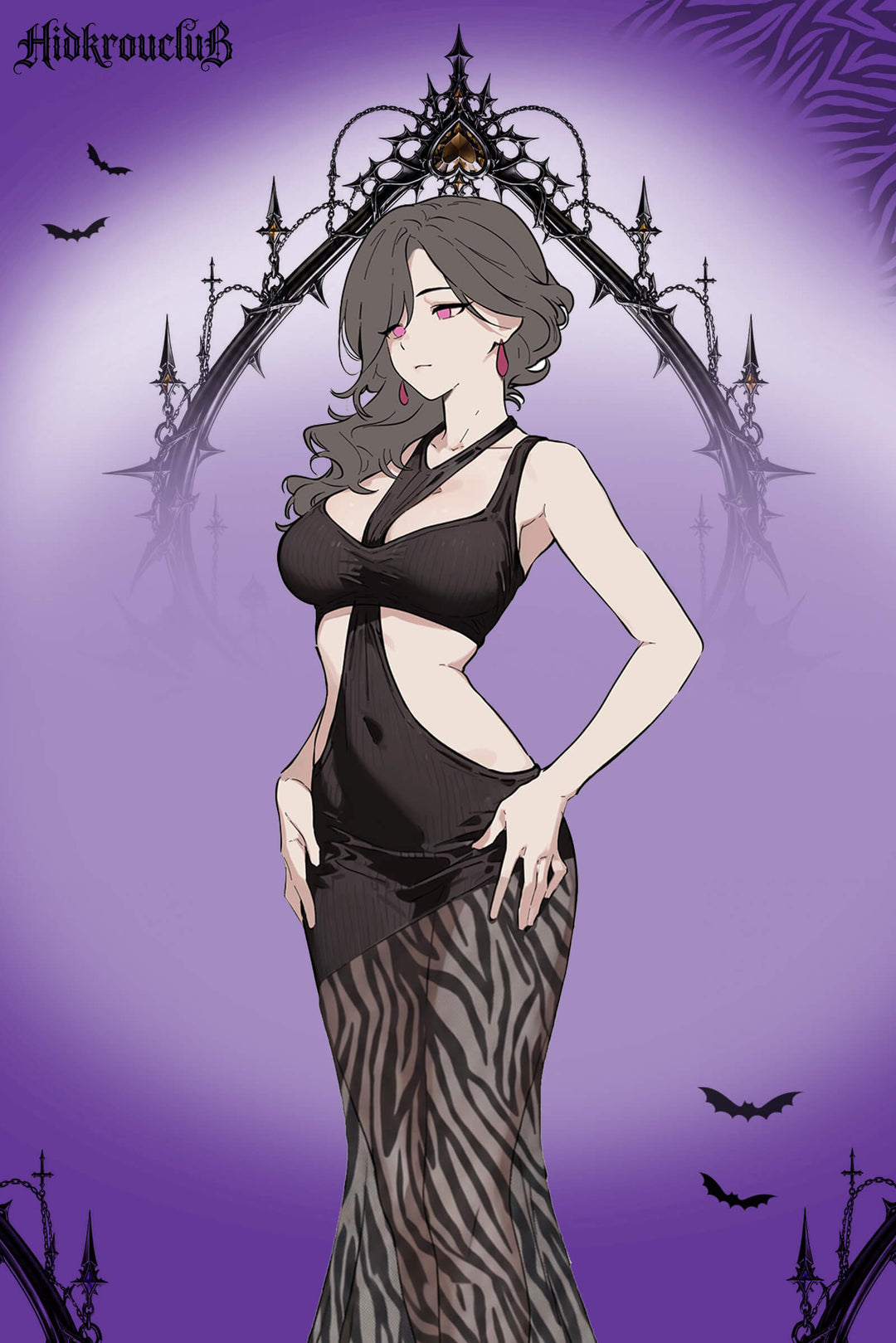 LaceMeshMermaidDress1