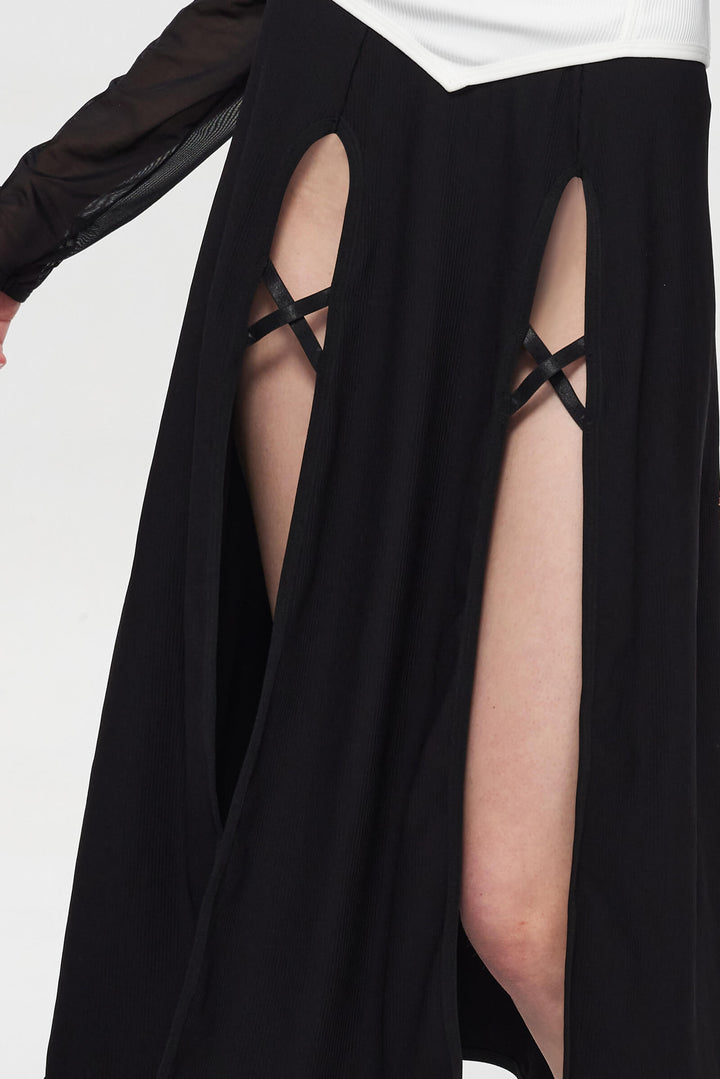 Pre-Sale Dark Gothic Nun Cross Long Dress (3-Piece) HK005