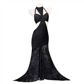 Lace Mesh Mermaid Dress HK013